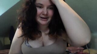 Chubby Teen Girl Skypes you and wants to Watch you Jerk off