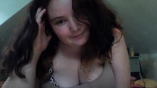 Chubby Teen Girl Skypes you and wants to Watch you Jerk off