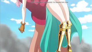 ONE PIECE edited ecchi moment from anime Rebecca - colosseum