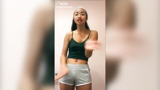 Braless with natural tits tik tok dancers