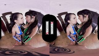 VR Cosplay X Threesome With Jade And Kitana VR Porn