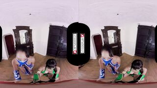 VR Cosplay X Threesome With Jade And Kitana VR Porn