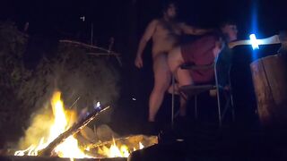 Single milf gets railed by the camp fire... loud orgasms! Enjoy!!