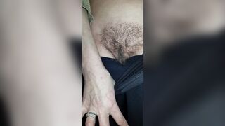 My wife's hairy fanny