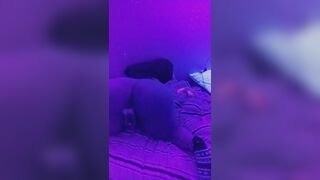 Black Light Dildo Fun with your Neighborhood Thick Gothgirl Find more on my Onlyfans