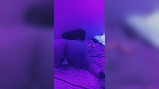 Black Light Dildo Fun with your Neighborhood Thick Gothgirl Find more on my Onlyfans