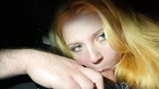 ALMOST CAUGHT-REAL RISKY PUBLIC BLOWJOB IN THE CINEMA-Marta Chuchena