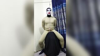 Zentai slave penis cbt rope