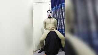 Zentai slave penis cbt rope