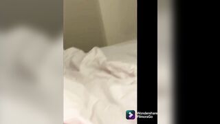 Step mom shares hotel room don't cum in me  son impregnated