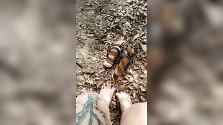 She Snaps Twigs between her Long Toes