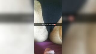 Stranger cums on my wife’s pussy! She brings this home afterwards!