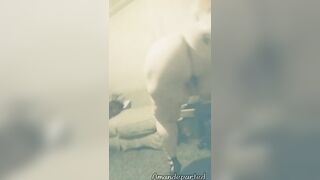 Redhott BBW Slut Stripteases Fat Ass