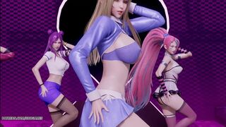 R18-MMD TAHITI - Phone Number StripVers. Ahri Akali Kaisa