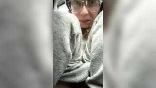 Sexy little Pee Slut Sarah Evans Drinks her own Pee in Public for her Fans. Cum Follow her Twitter