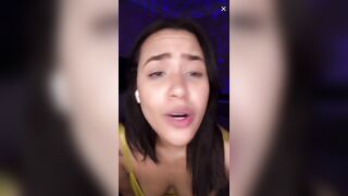 Tiktok live sexy girl Dow blouse and nipslip 6