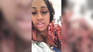 Big Tits Nipple Slip on Instagram Live