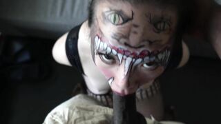 Chinese halloween bondage pleasure slave used by BBC