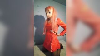 Zero Two undressing on cosplay - Shirotaku Kigurumi