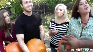 Buying pumpkins to fuck