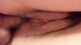 First time anal creampie close up