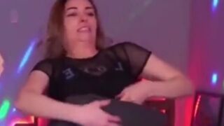 ALINITY gets her tits out