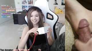 POKIMANE jerking off 2 - ft.feet