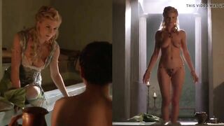 7 Dressed Undressed Girls From The TV Show Spartacus