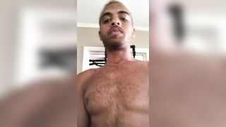 Sexy Tall Hung Stud Makes A Smoothie Naked