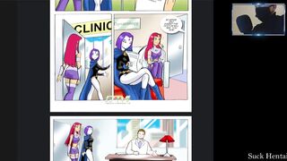 Teen Titans Starfire and Raven fucked hard by a doctor