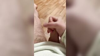 I masturbate sitting on the floor