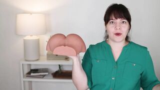 Adult Sex Toy Review - Brunet Doggy-Style Dangling Balls Derriere Fun Realistic Butt Masturbator