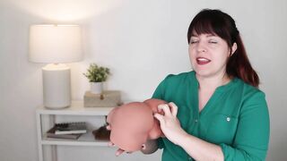 Adult Sex Toy Review - Brunet Doggy-Style Dangling Balls Derriere Fun Realistic Butt Masturbator