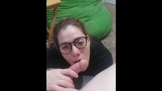 Heather Kane sucks off Student on Her First Day As Substitute Teacher!