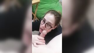 Heather Kane sucks off Student on Her First Day As Substitute Teacher!