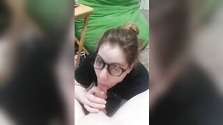 Heather Kane sucks off Student on Her First Day As Substitute Teacher!