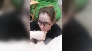 Heather Kane sucks off Student on Her First Day As Substitute Teacher!