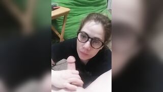 Heather Kane sucks off Student on Her First Day As Substitute Teacher!