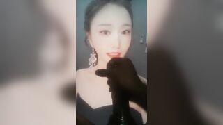 Hot Asian girl facial cumshot