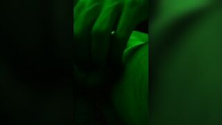 The Hulk playing with his dick and balls ;) Solo Masturbation in green light