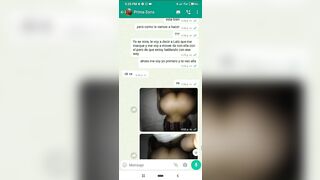 Mensajes de Whatsapp engaño a mi Novia en una Fiesta