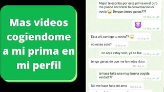 Mensajes de Whatsapp Me Chupa el Pito antes de ver a su Novio