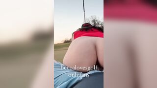 OnlyFans Golf Babe Sucks and Fucks on the Course