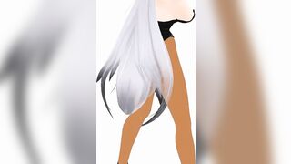 【MMD】Haku front and back lovers【R-18】