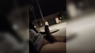 Flashing and Walking on the street with my dick out and cumming