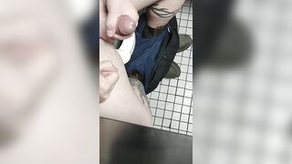 Work jerk and cum