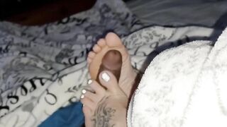 Footjob by Scarlett