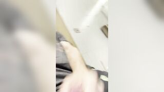 boy shoots his load in airport shower