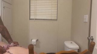 BREAKING IN OUR NEW BATHROOM WITH DEEP BBC BACKSHOTS!!