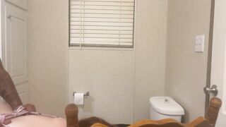 BREAKING IN OUR NEW BATHROOM WITH DEEP BBC BACKSHOTS!!